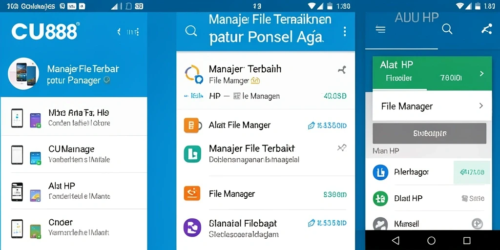 Tampilan antarmuka CU888 yang ramah pengguna dan fungsional.