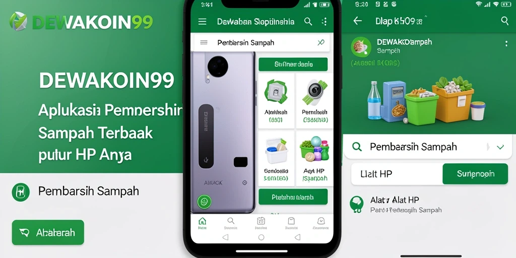 Antarmuka intuitif DEWAKOIN99 untuk pembersihan sampah.