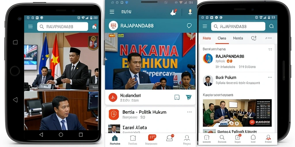 Tampilan antarmuka RAJAPANDA88 menawarkan kemudahan akses berita politik dan hukum.