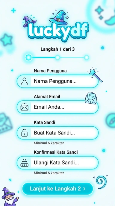Cara Mudah Daftar Akun Luckydf untuk Android
