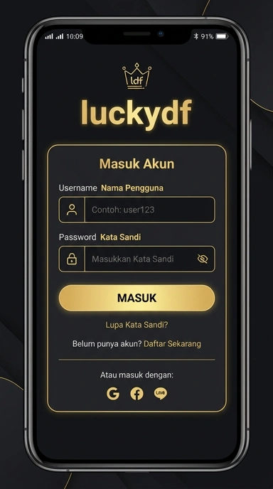 Panduan Masuk Akun luckydf untuk Pengguna Android