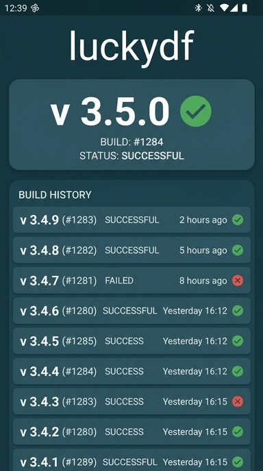 Riwayat Versi luckydf untuk Pengguna Android